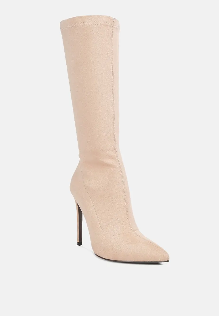 Playdate High Heeled Calf Boots By Ruw