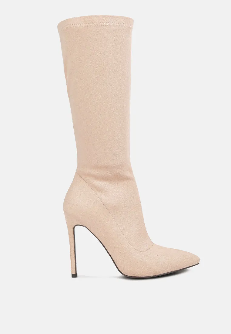 Playdate High Heeled Calf Boots By Ruw
