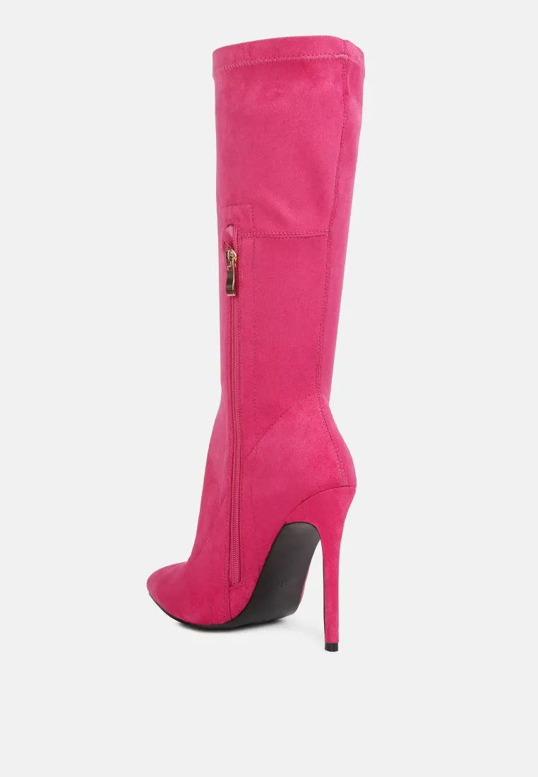 Playdate High Heeled Calf Boots By Ruw