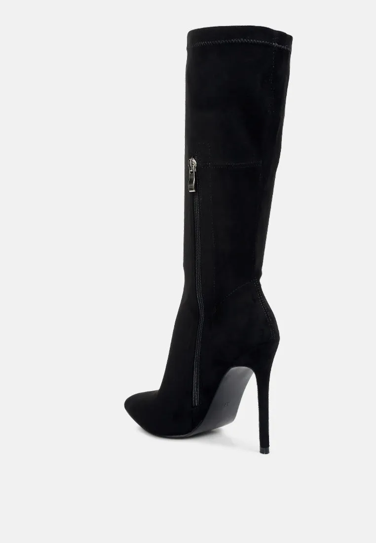 Playdate High Heeled Calf Boots By Ruw