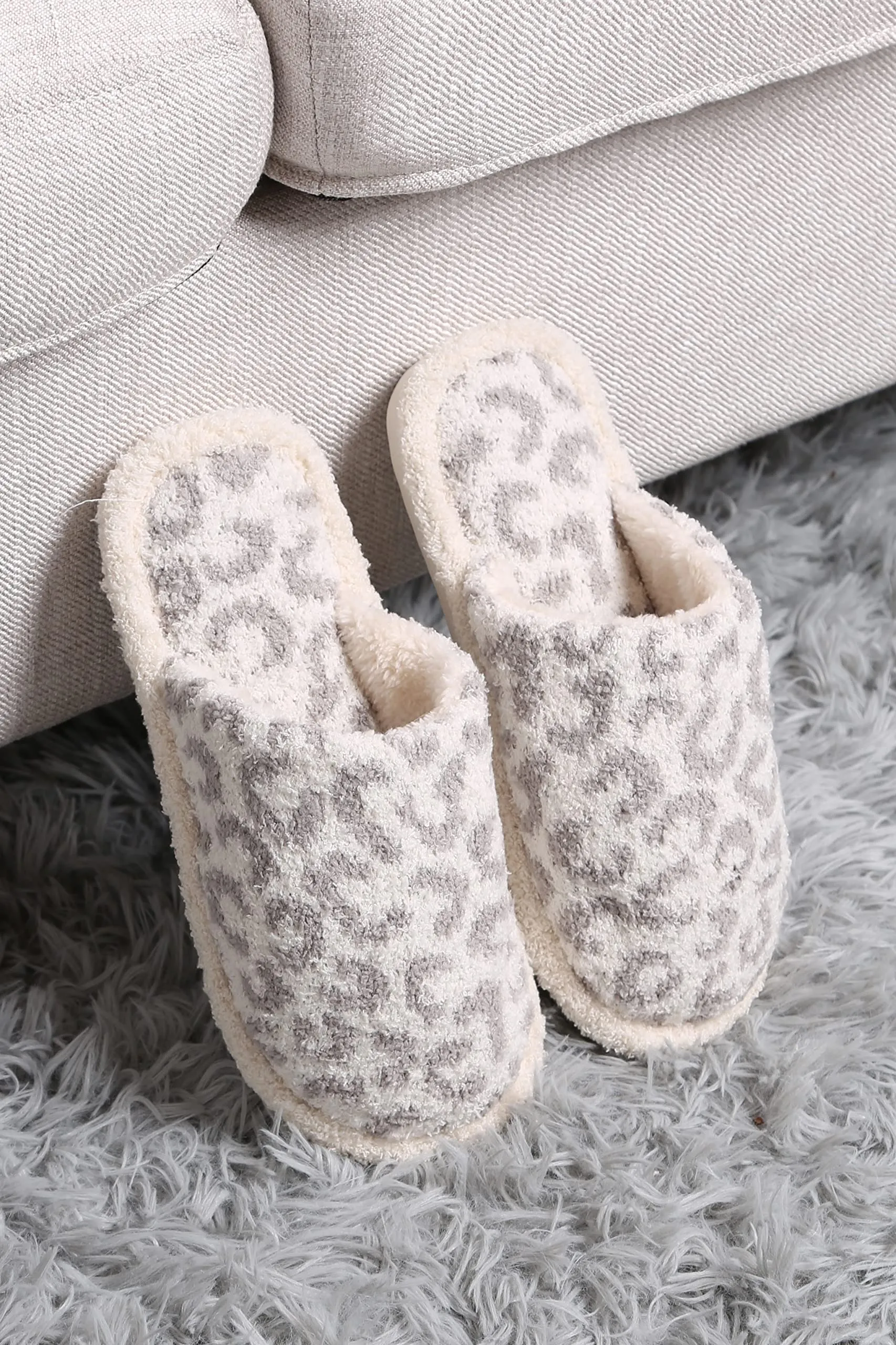 Plush Closed Toe Slippers by Funky Junque