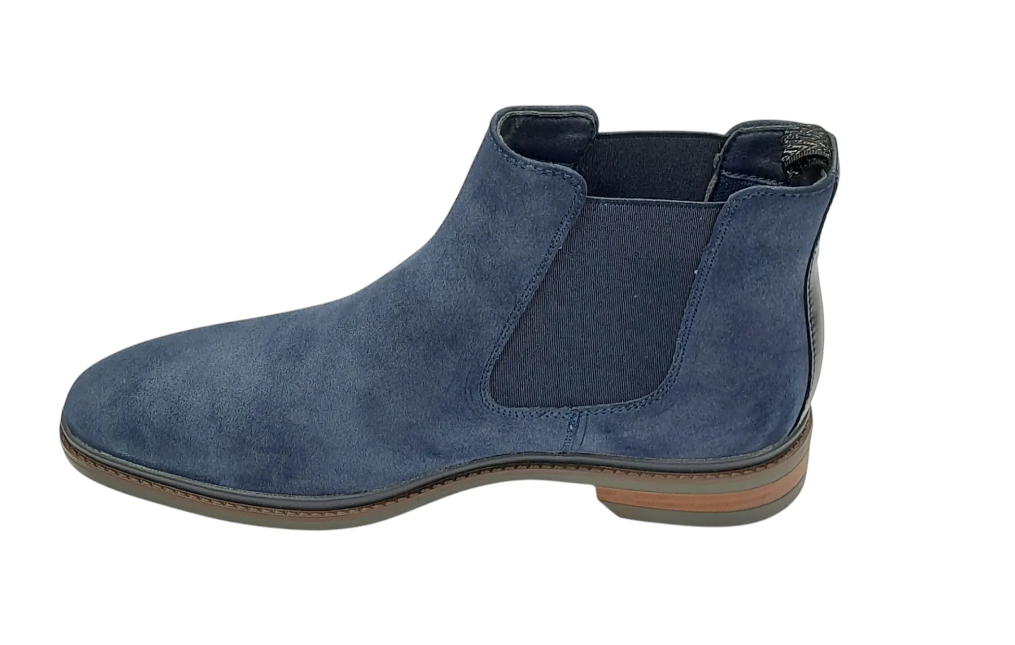 Pope Petone Suede Slip On Boots - French Blue