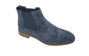 Pope Petone Suede Slip On Boots - French Blue