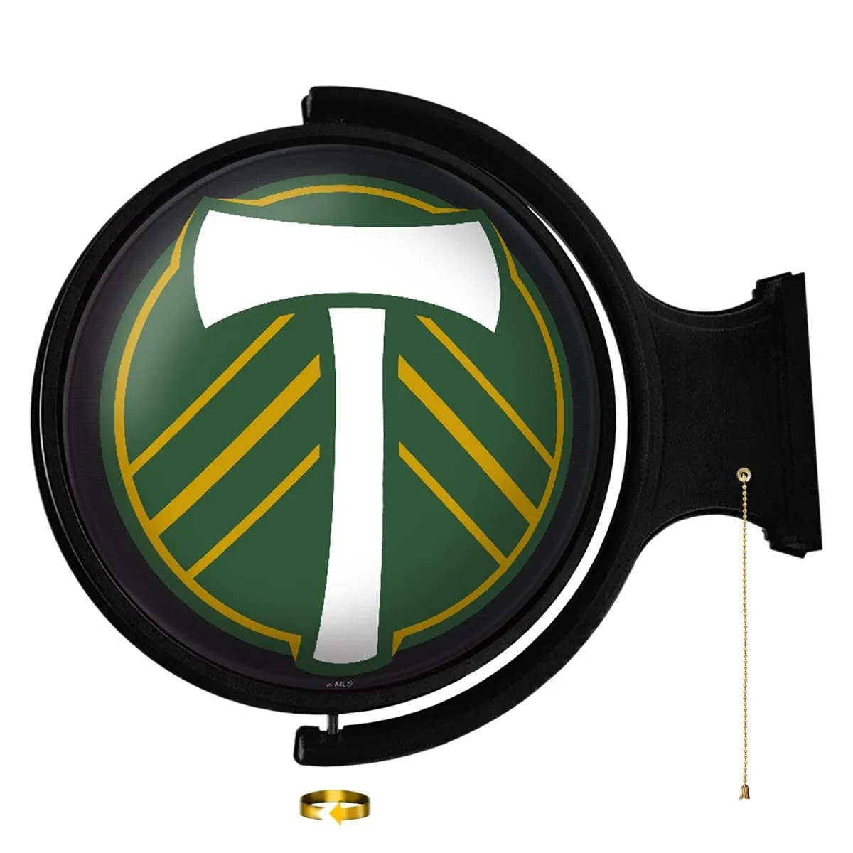 Portland Timbers: Original Round Rotating Lighted Wall Sign
