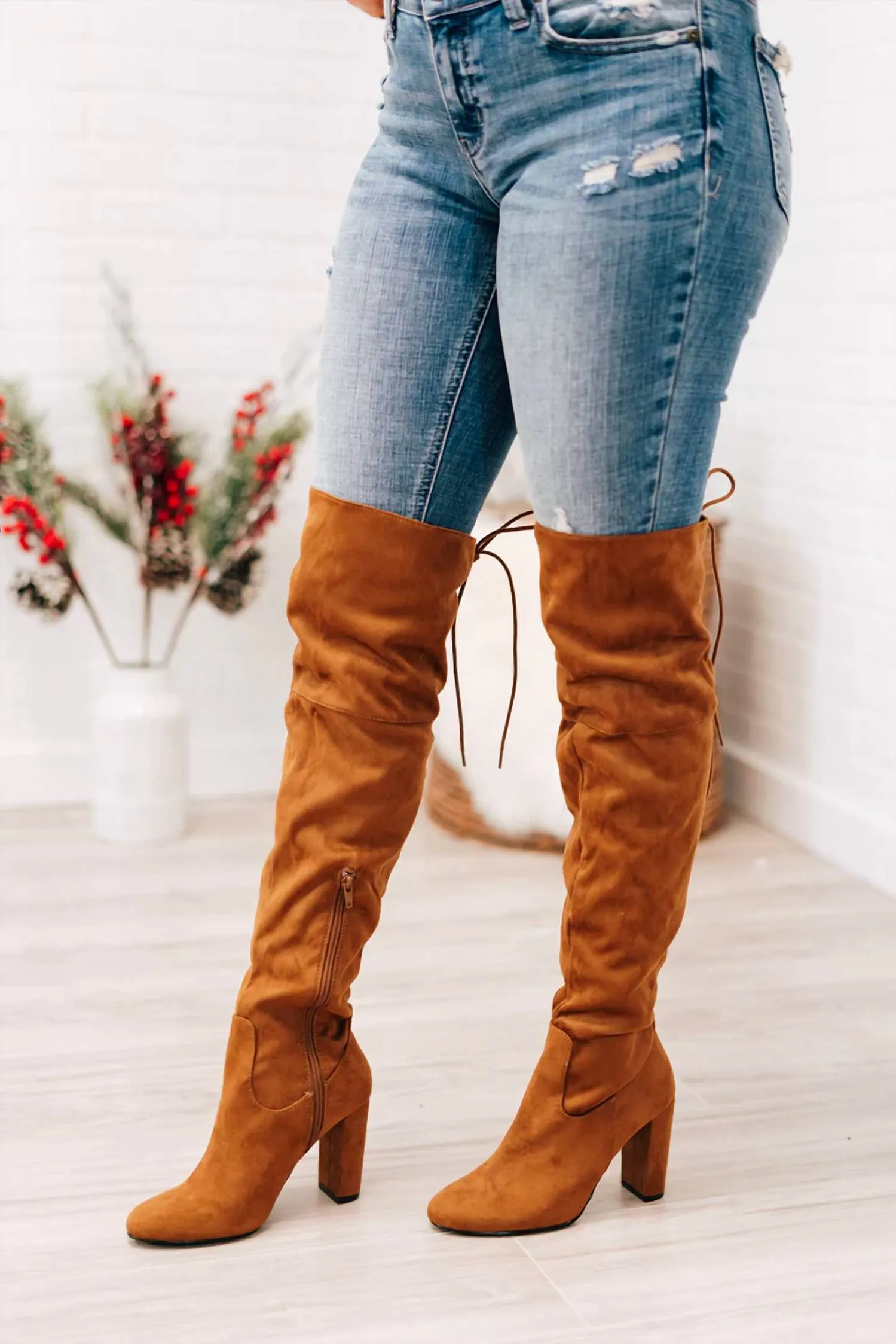 Posey Boots In Cognac