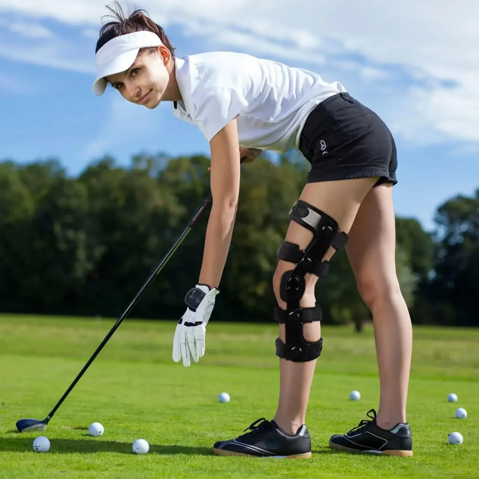 Premium Adjustable Hinged Knee Brace – ROM Orthosis for ACL, Meniscus, Ligament Injuries, and Post-Surgery Recovery, Orthopedic Support for Sports Protection, Ideal for Men and Women