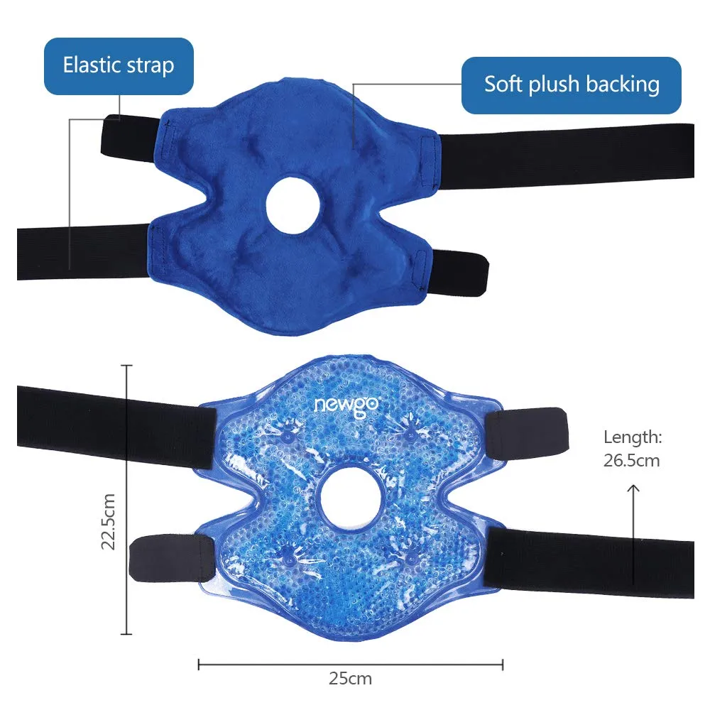 Premium Reusable Knee Ice Pack Wrap for Pain Relief, Sports Injuries, Flexible Hot Cold Therapy, Post-Surgery Recovery, Arthritis, Swelling, and Inflammation Treatment