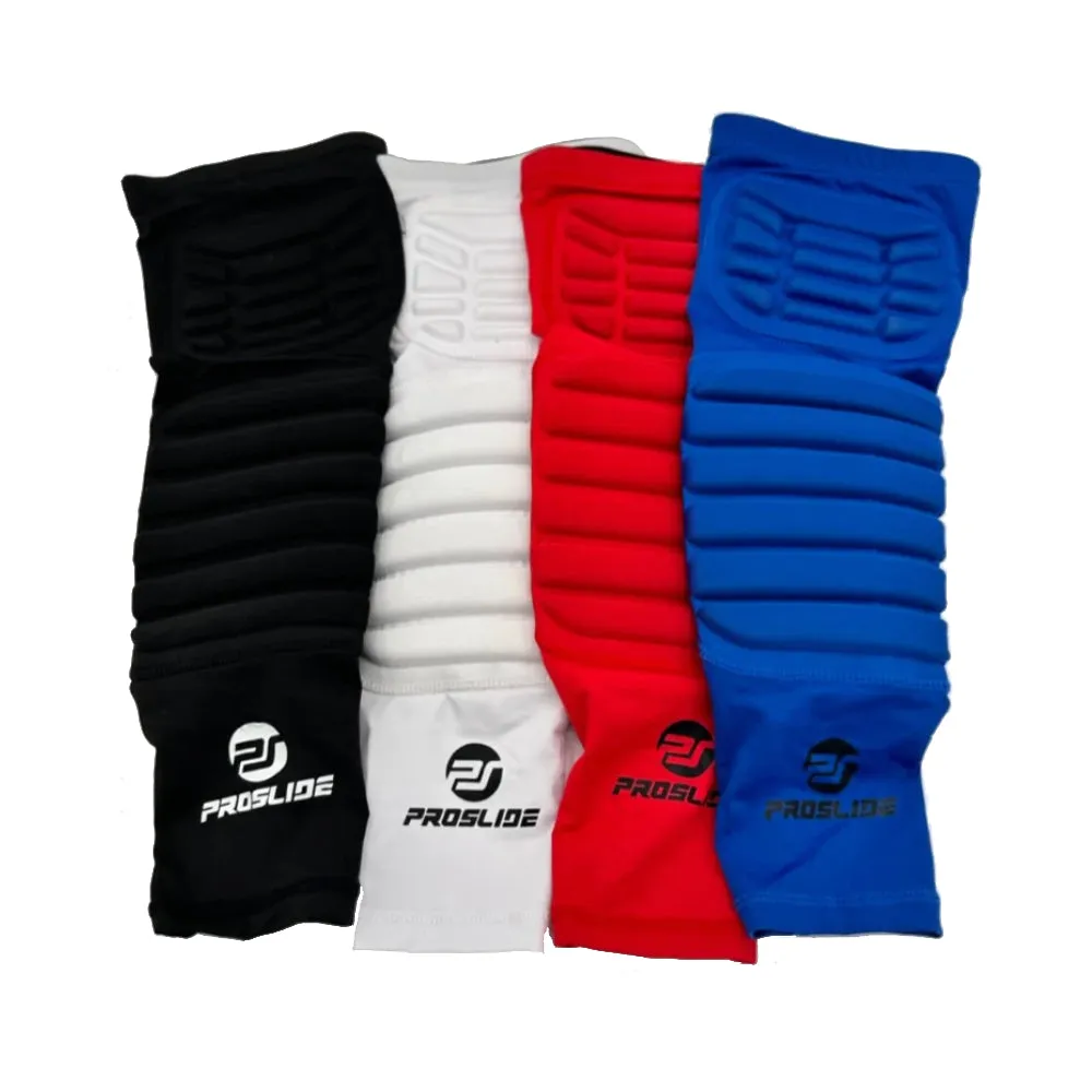 ProSlide EXTRA Padded Compression Shin and Knee Sleeve - White