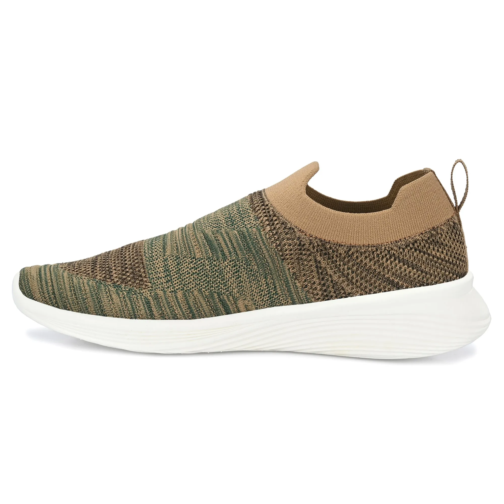 Pupil Men's Eye-02 Running Shoes, Green and Tan