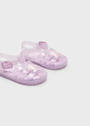 Purple Jelly Shoes