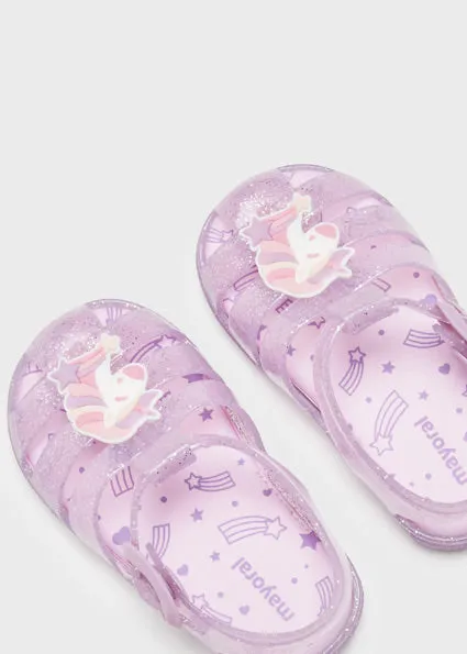 Purple Jelly Shoes
