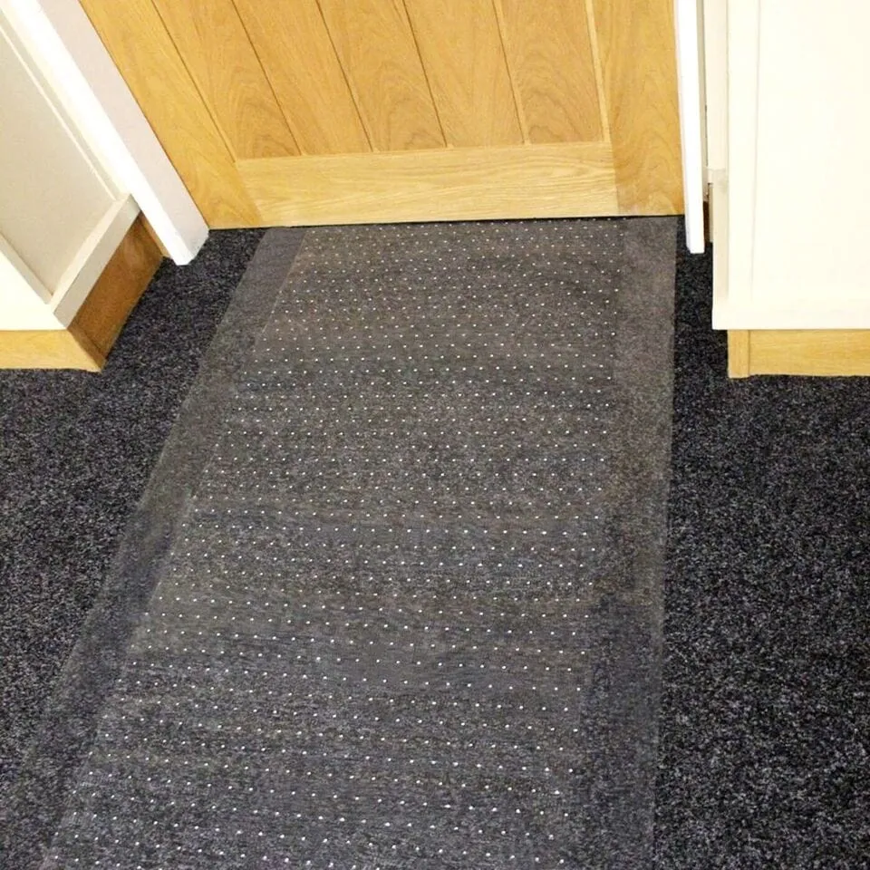 PVC Carpet Runner Protector Clear 67cm Wide