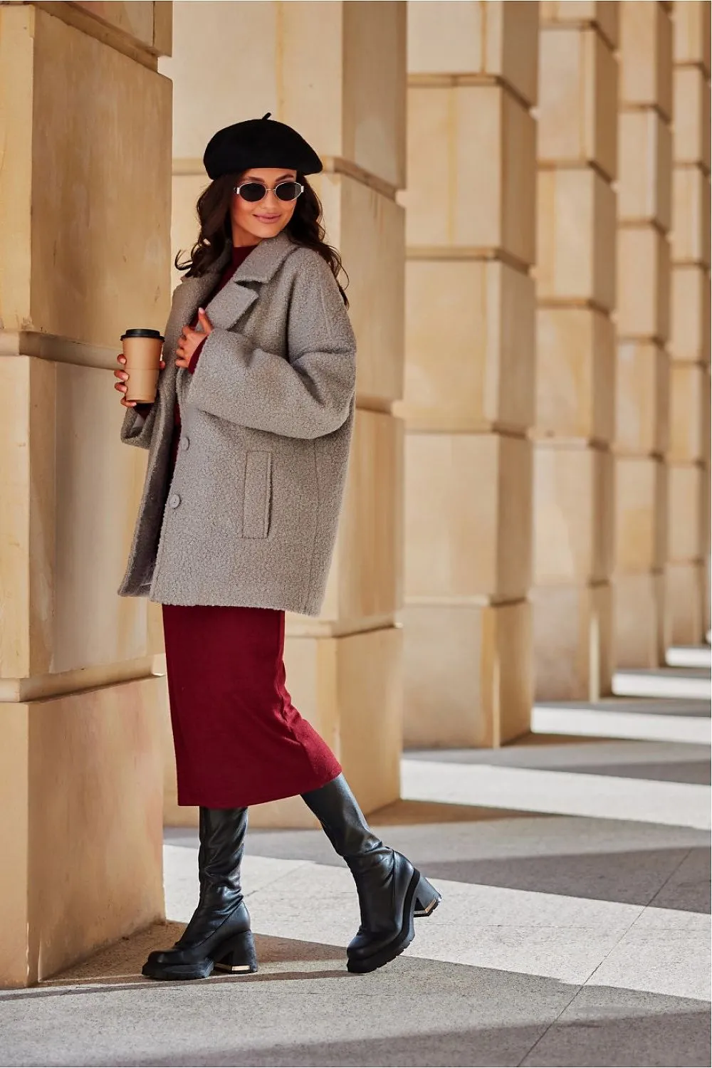 Quilted Classic Collar Jacket