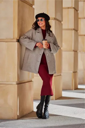 Quilted Classic Collar Jacket
