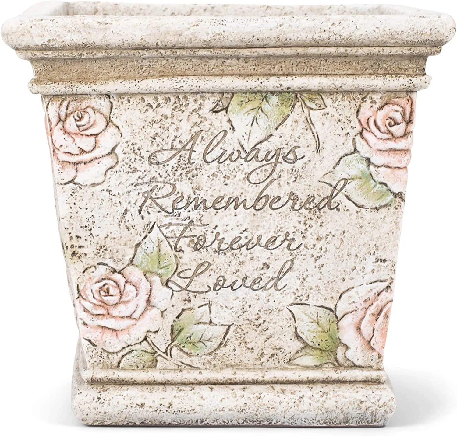 "Always Remembered, Forever Loved" Memorial Planter