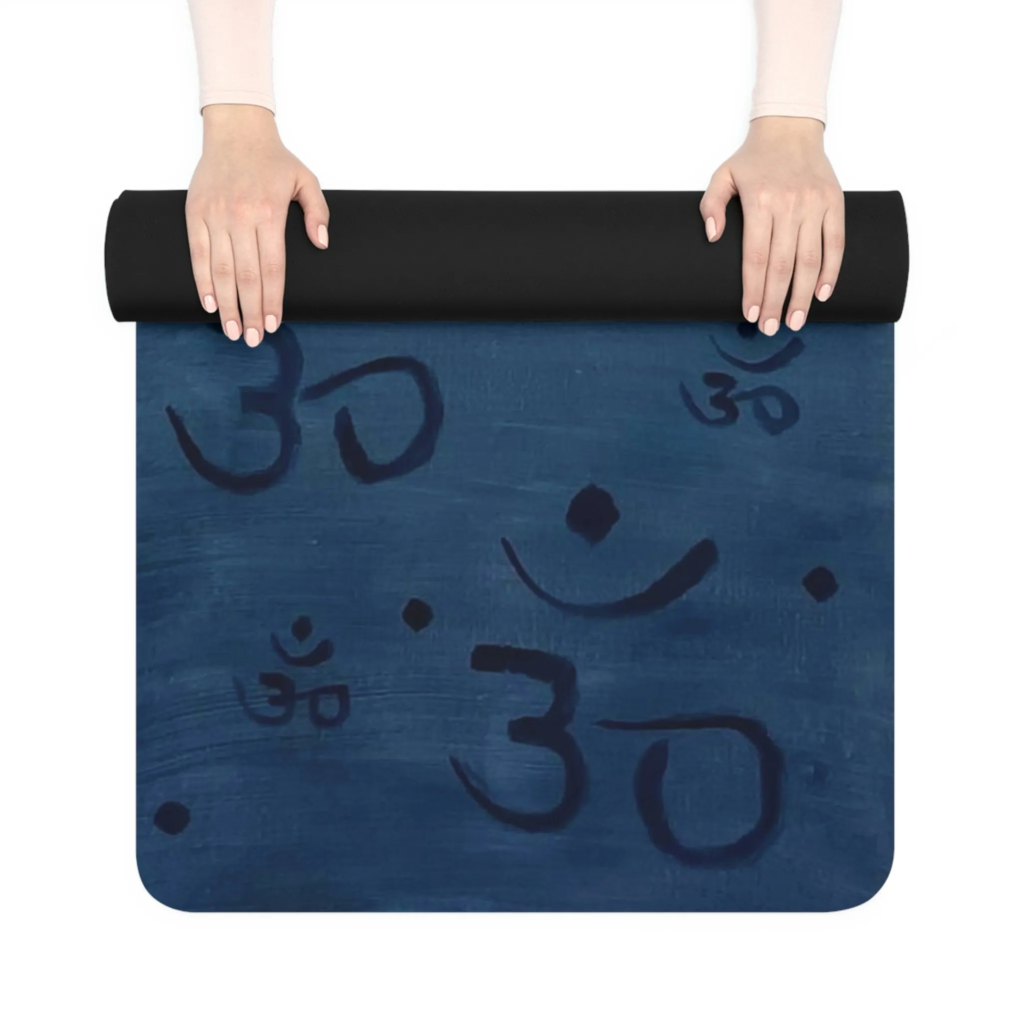 "OM" Rubber Yoga Mat