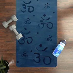 "OM" Rubber Yoga Mat