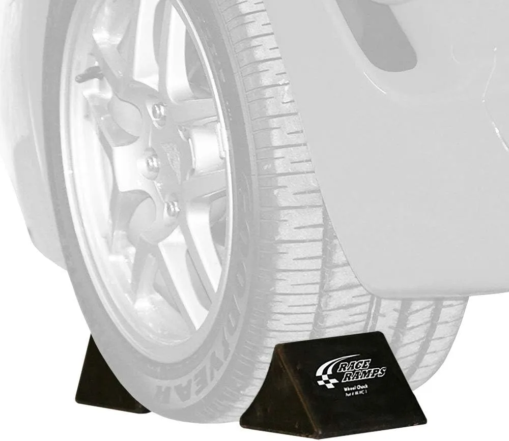 Race Ramps Rubber Wheel Chocks With Extra Grip Set of Two