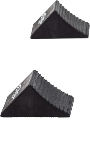 Race Ramps Rubber Wheel Chocks With Extra Grip Set of Two
