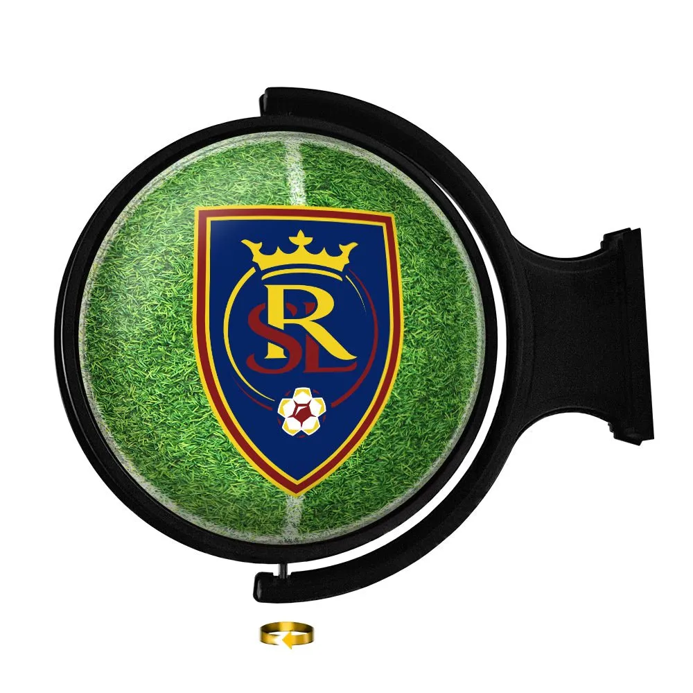 Real Salt Lake: Pitch - Original Round Rotating Lighted Wall Sign