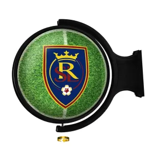 Real Salt Lake: Pitch - Original Round Rotating Lighted Wall Sign