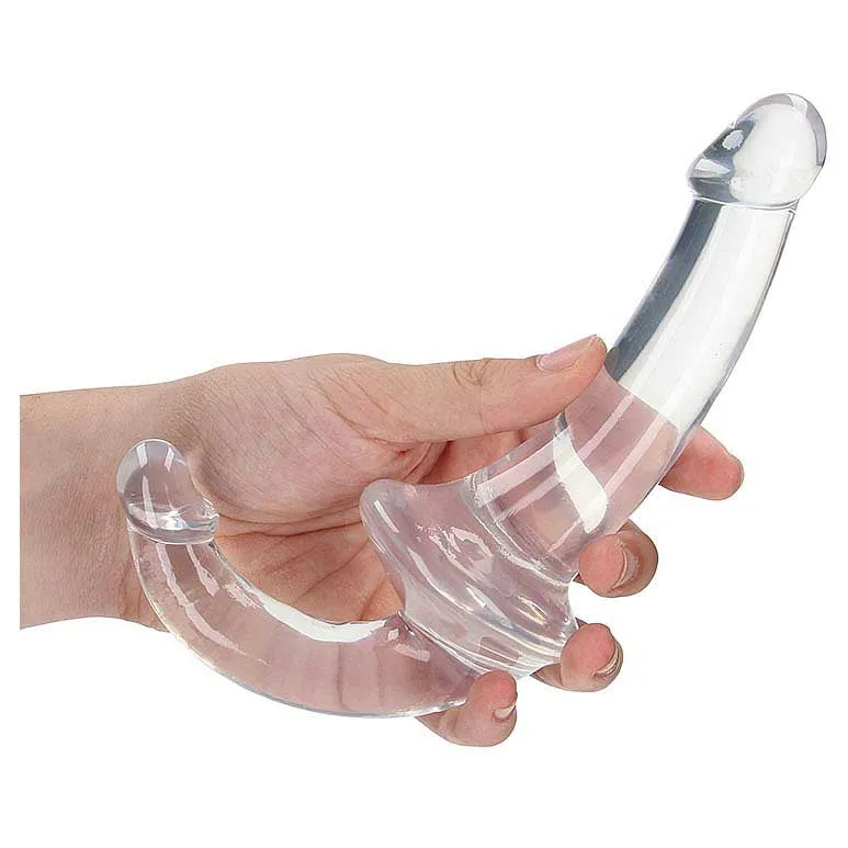 RealRock Crystal Clear 6" Strapless Strap-On