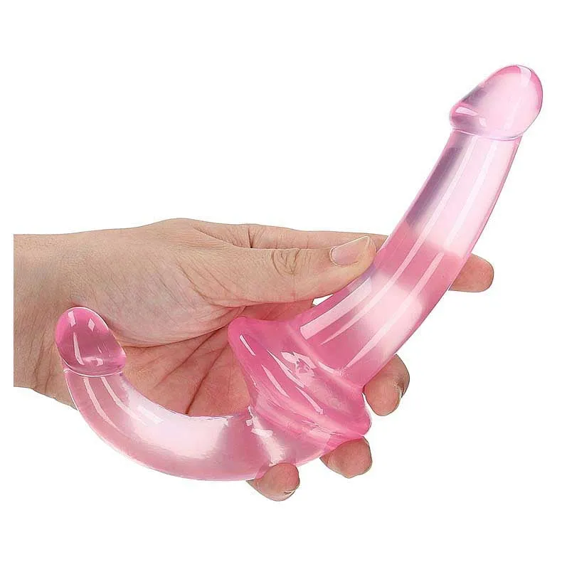 RealRock Crystal Clear 6" Strapless Strap-On