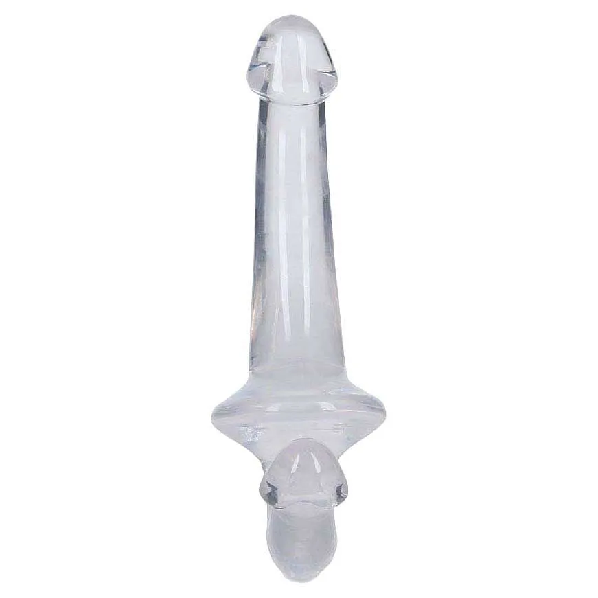 RealRock Crystal Clear 6" Strapless Strap-On