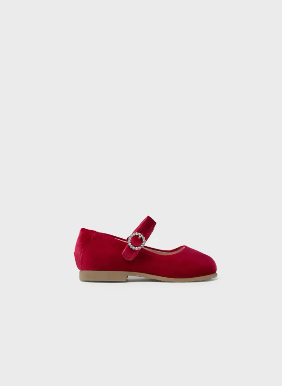 Red Velvet Mary Jane Shoes