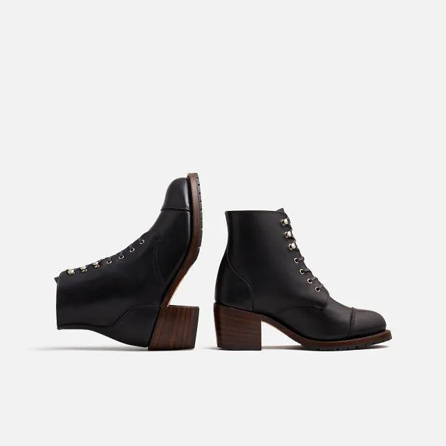 Red Wing Heritage Women's Eileen Heeled Boot #3400 // Black Boundary Leather