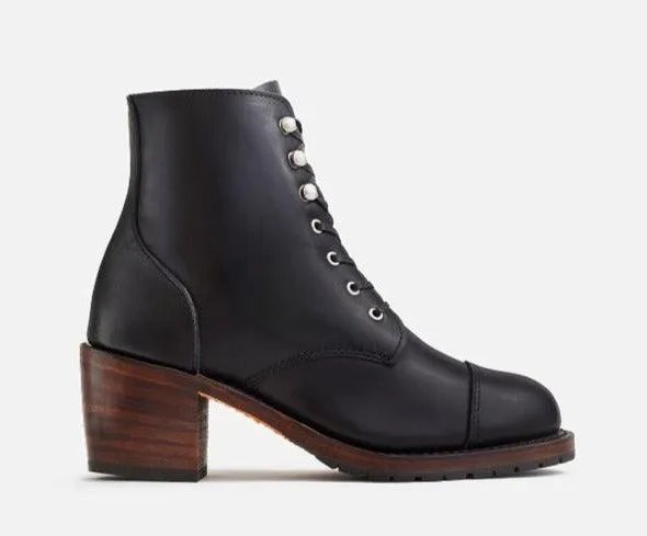 Red Wing Heritage Women's Eileen Heeled Boot #3400 // Black Boundary Leather