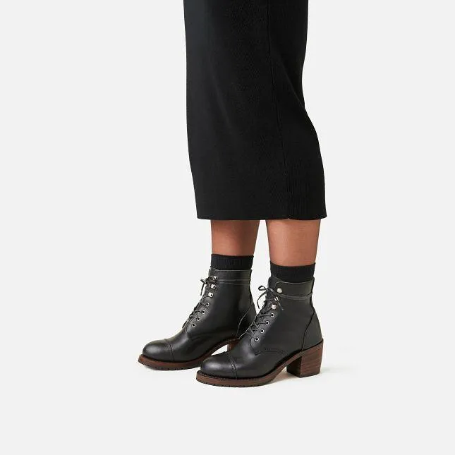 Red Wing Heritage Women's Eileen Heeled Boot #3400 // Black Boundary Leather