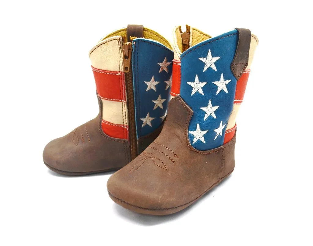 Redhawk Baby Boots - Stars & Stripes
