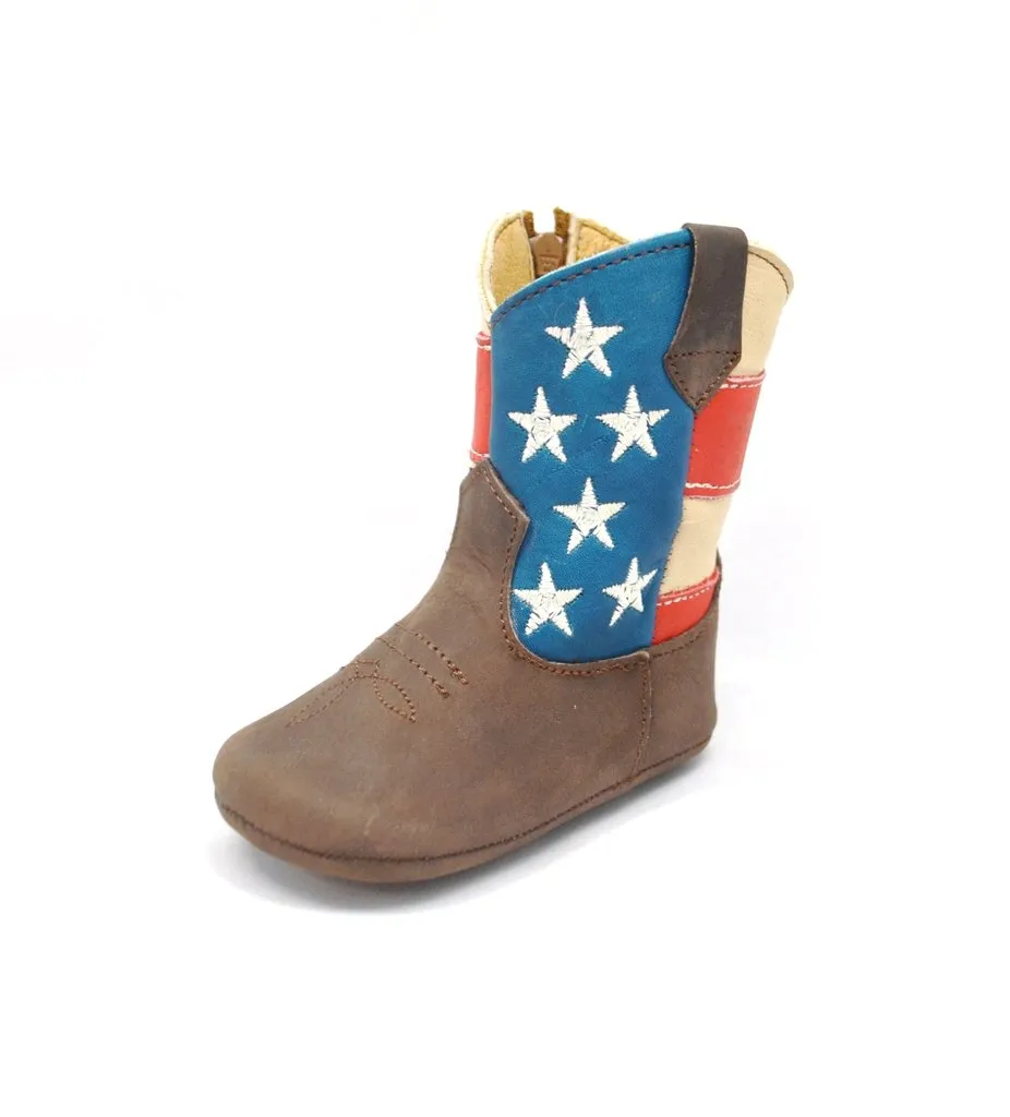 Redhawk Baby Boots - Stars & Stripes