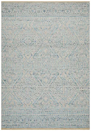 Relic Hunter Blue Grey Rug