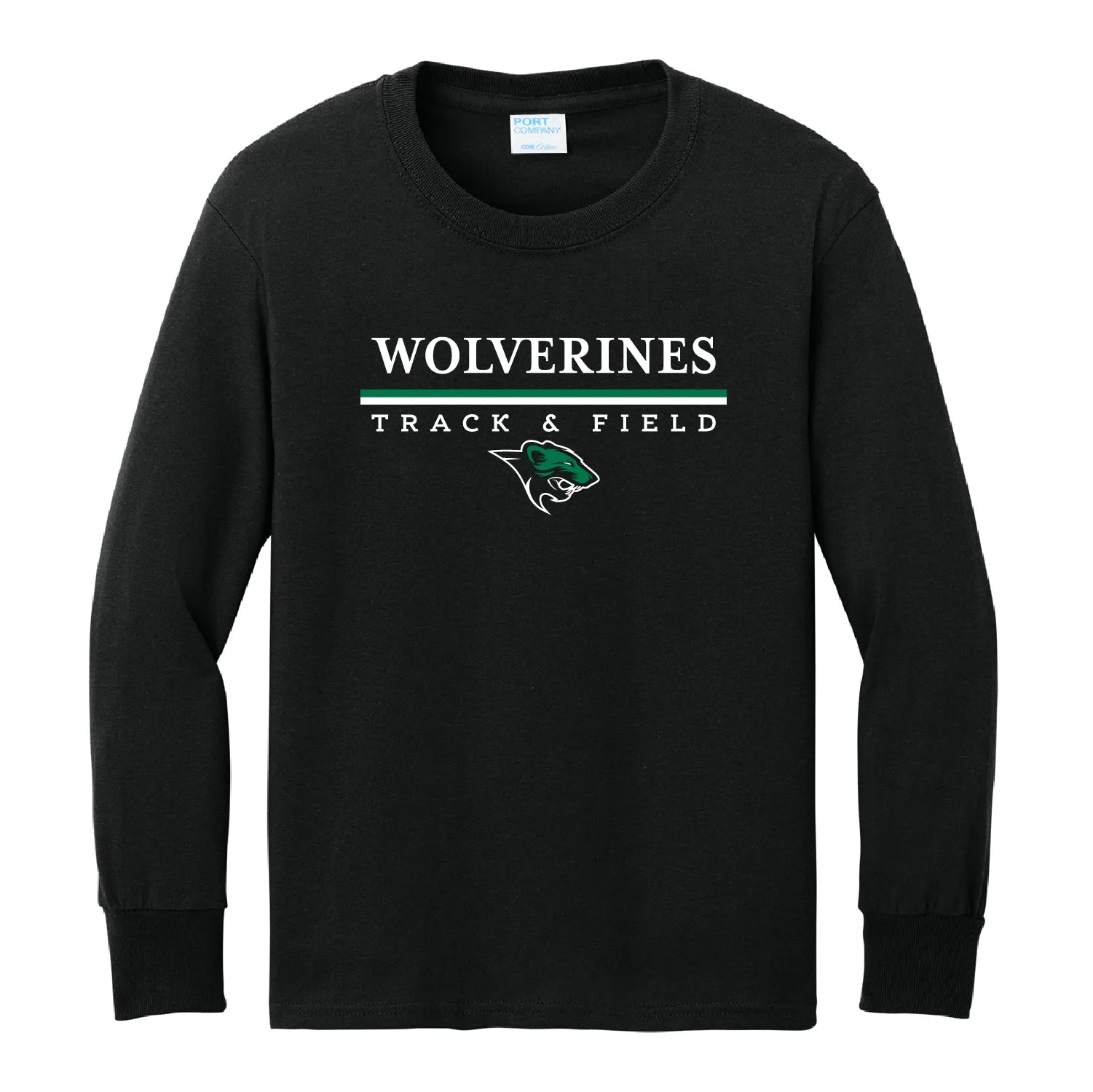 Rock Ridge Track Youth Long Sleeve Core Cotton Tee 2