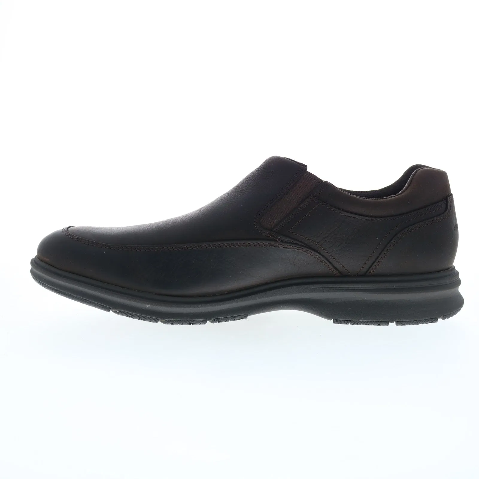 Rockport Total Motion City Slip On Waterproof Mens Brown Wide Loafers Shoes