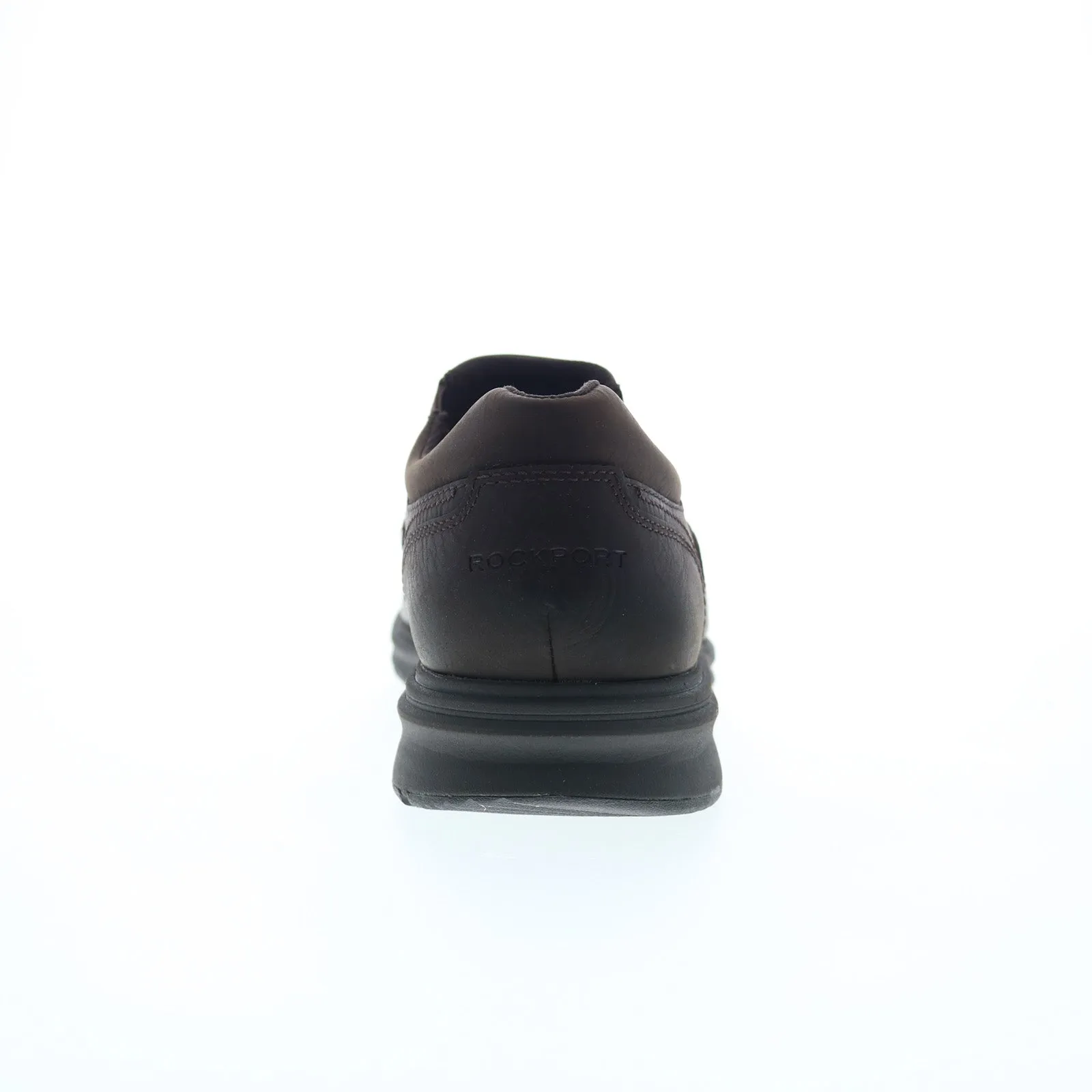 Rockport Total Motion City Slip On Waterproof Mens Brown Wide Loafers Shoes