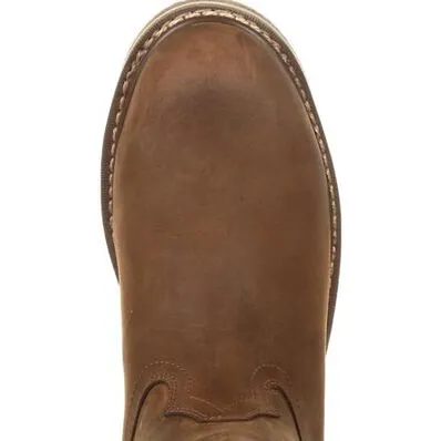 Rocky Cody Steel Toe Waterproof Brown Western Boot