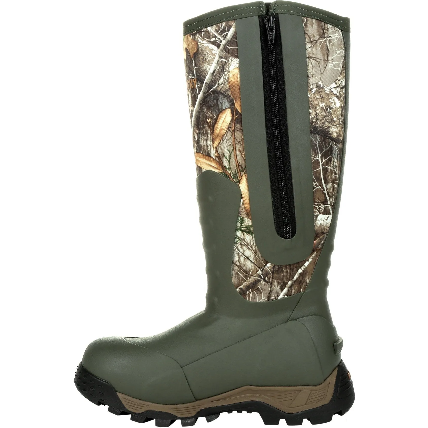Rocky Women's Sport Pro 16" Waterproof 1200G Ins Side Zipper Hunt Boot Realtree RKS0479