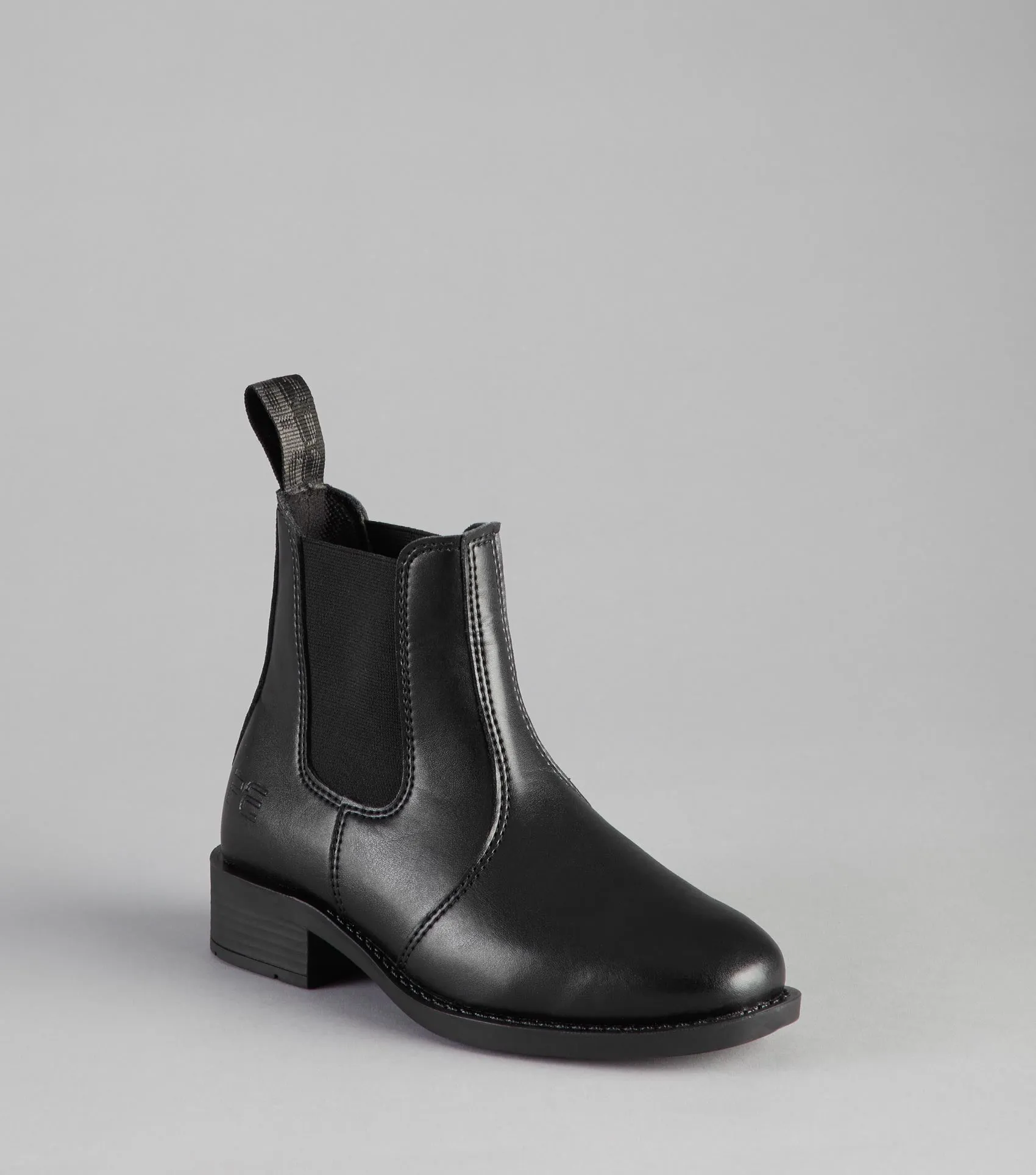 Rossago Junior Synthetic Chelsea Paddock Boots Black