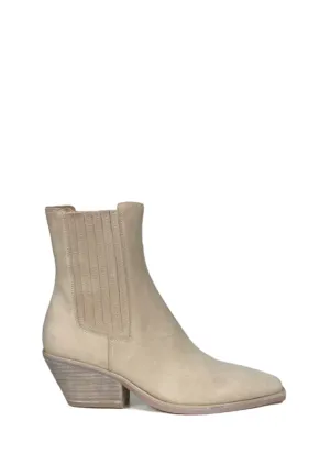 Rowe Ankle Boot - Nougat Suede