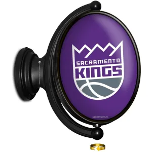 Sacramento Kings: Original Oval Rotating Lighted Wall Sign