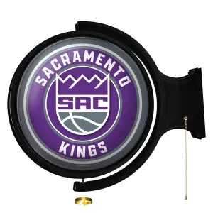 Sacramento Kings: Original Round Rotating Lighted Wall Sign