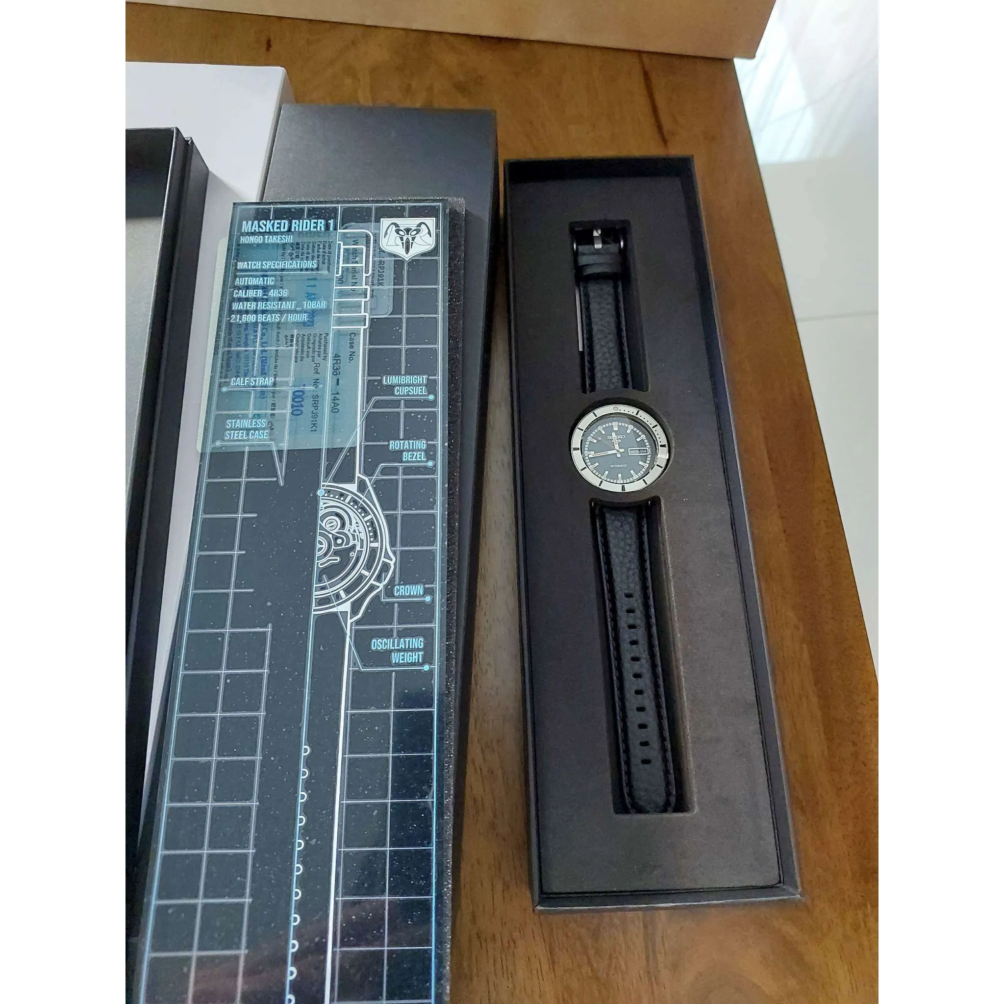 Seiko 5 Sports Masked Rider Automatic Men Watch (LIMITED MODEL) SRPJ91K1