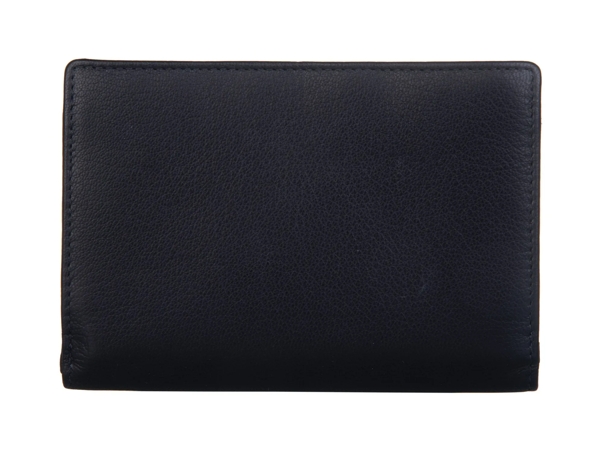 Shiloh Large Tri-Fold Purse Black - Mala Leather