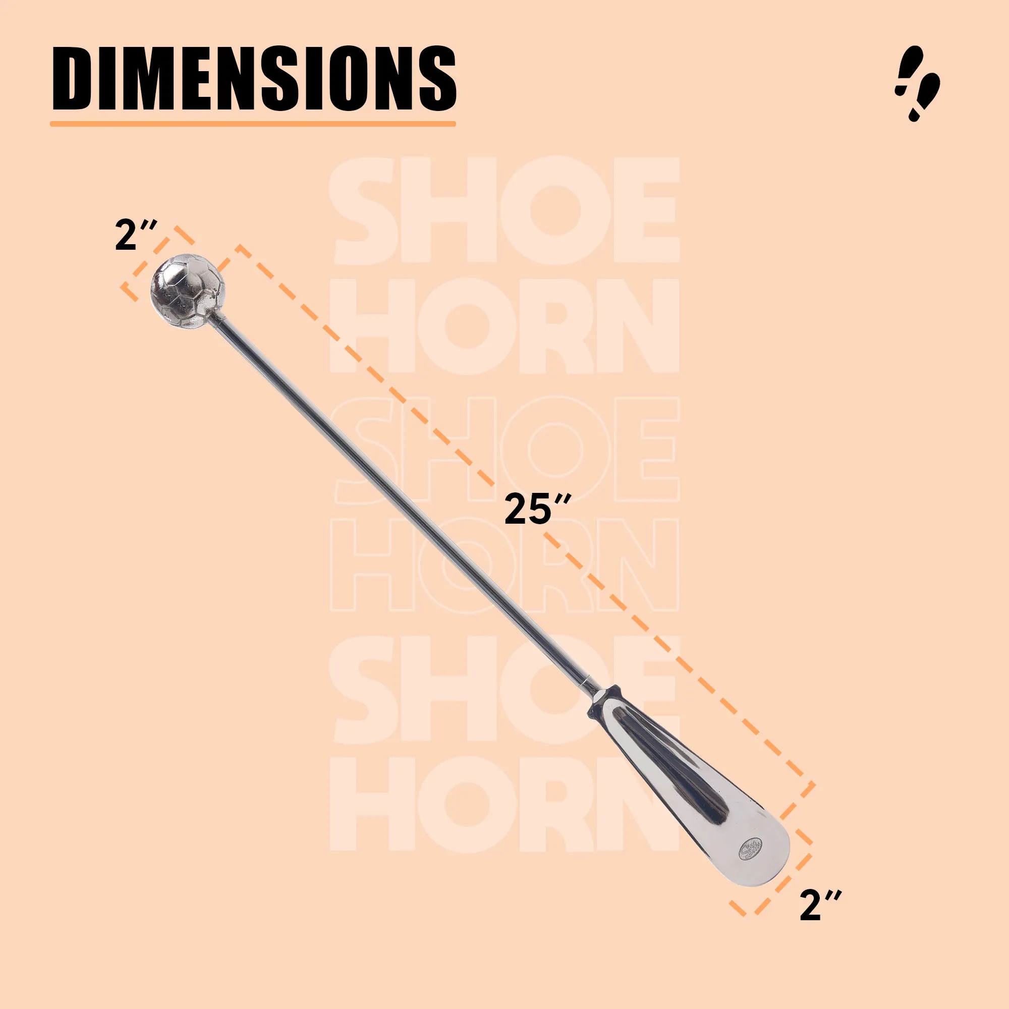 Shoe Mistri Aluminium Football Shape Shoe Horn
