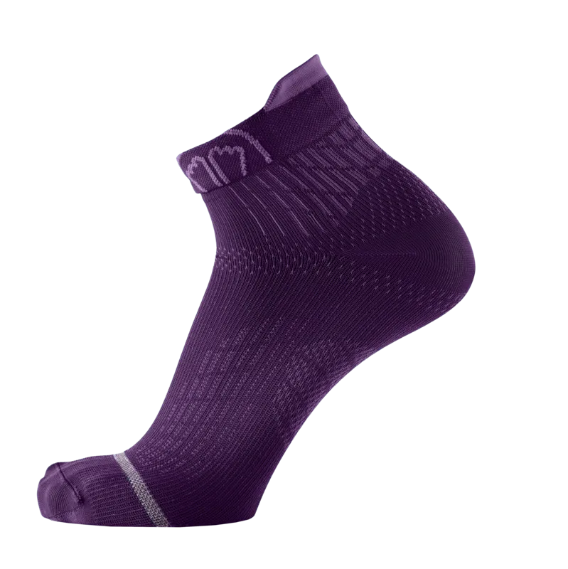 Sidas Run Anatomic Purple Ankle Running Socks