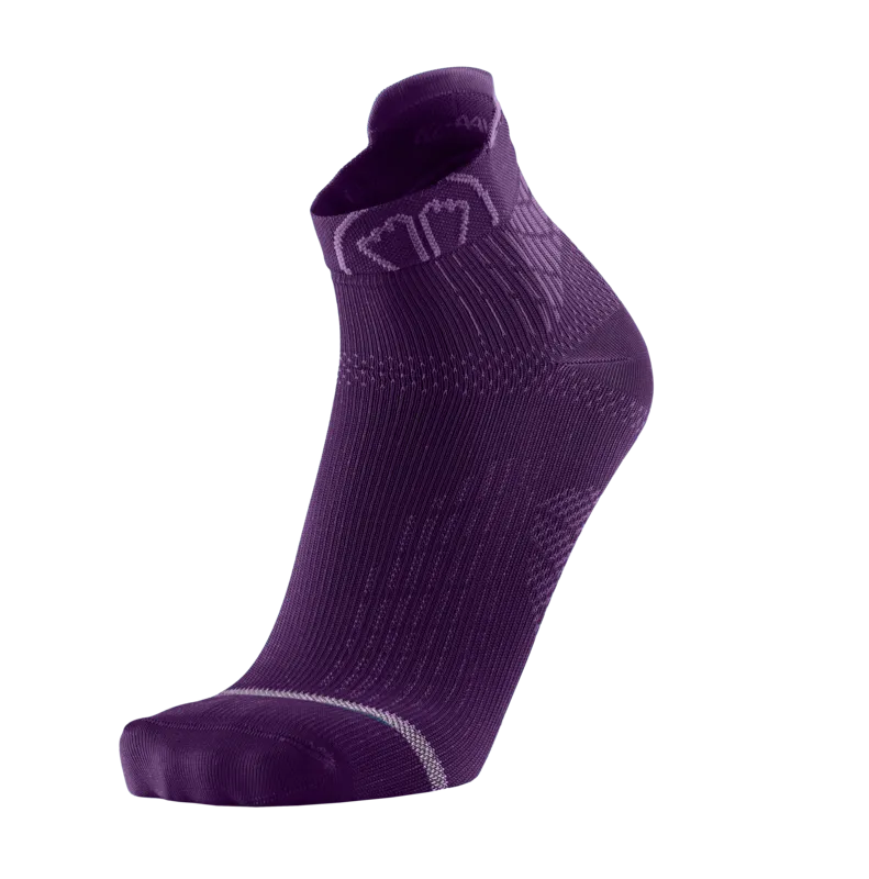 Sidas Run Anatomic Purple Ankle Running Socks