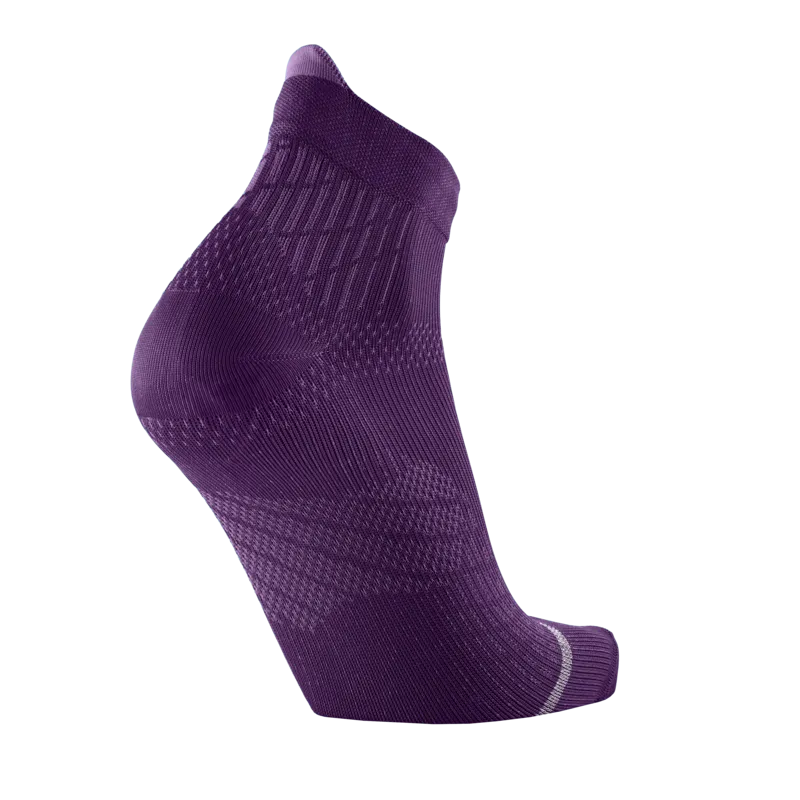 Sidas Run Anatomic Purple Ankle Running Socks